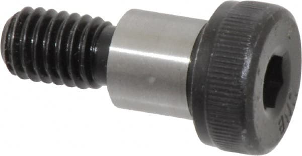 Unbrako - 1/2" Shoulder Diam x 1/2" Shoulder Length, 3/8-16 UNC, Hex Socket Shoulder Screw - 8 Alloy Steel, 0.729 to 3/4" Head Diam - Americas Industrial Supply