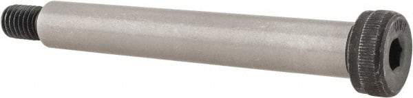 Unbrako - 1/2" Shoulder Diam x 3-1/2" Shoulder Length, 3/8-16 UNC, Hex Socket Shoulder Screw - 8 Alloy Steel, 0.729 to 3/4" Head Diam - Americas Industrial Supply