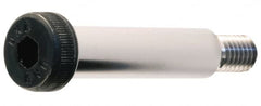 Unbrako - 8mm Shoulder Diam x 40mm Shoulder Length, M6x1 Metric Coarse, Hex Socket Shoulder Screw - 12.9 Alloy Steel, 5.5mm Head Height x 13mm Head Diam - Americas Industrial Supply