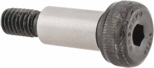 Unbrako - 8mm Shoulder Diam x 16mm Shoulder Length, M6x1 Metric Coarse, Hex Socket Shoulder Screw - 12.9 Alloy Steel, 5.5mm Head Height x 13mm Head Diam - Americas Industrial Supply