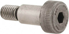 Unbrako - 10mm Shoulder Diam x 16mm Shoulder Length, M8x1.25 Metric Coarse, Hex Socket Shoulder Screw - 12.9 Alloy Steel, 7mm Head Height x 16mm Head Diam - Americas Industrial Supply