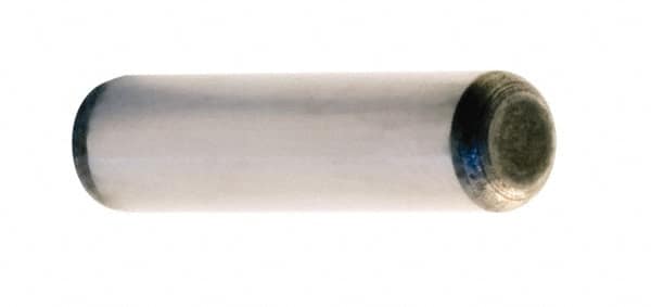 Unbrako - 7/8" Diam x 4" Pin Length Grade 8 Alloy Steel Oversized Dowel Pin - C 60 (Surface) & C 50-58 Hardness, 90,190 Lb Breaking Strength, 1 Beveled & 1 Rounded End - Americas Industrial Supply