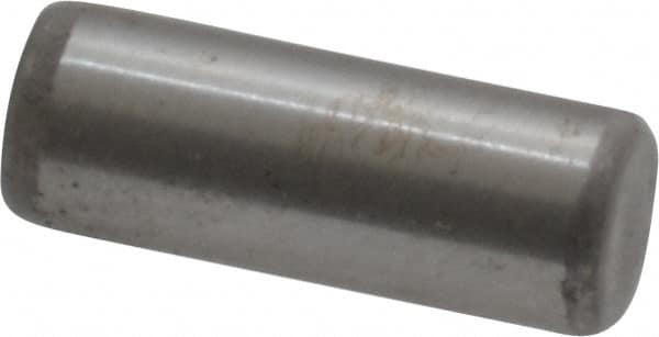 Unbrako - 3/16" Diam x 1/2" Pin Length Grade 8 Alloy Steel Oversized Dowel Pin - C 60 (Surface) & C 50-58 Hardness, 4,140 Lb Breaking Strength, 1 Beveled & 1 Rounded End - Americas Industrial Supply