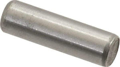 Unbrako - 3/16" Diam x 5/8" Pin Length Grade 8 Alloy Steel Oversized Dowel Pin - C 60 (Surface) & C 50-58 Hardness, 4,140 Lb Breaking Strength, 1 Beveled & 1 Rounded End - Americas Industrial Supply