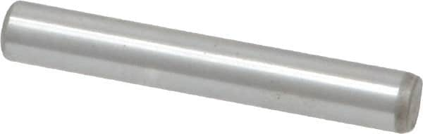 Unbrako - 3/16" Diam x 1-1/4" Pin Length Grade 8 Alloy Steel Oversized Dowel Pin - C 60 (Surface) & C 50-58 Hardness, 4,140 Lb Breaking Strength, 1 Beveled & 1 Rounded End - Americas Industrial Supply