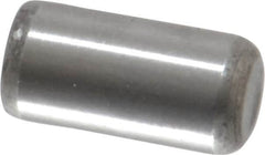 Unbrako - 1/4" Diam x 1/2" Pin Length Grade 8 Alloy Steel Oversized Dowel Pin - C 60 (Surface) & C 50-58 Hardness, 7,370 Lb Breaking Strength, 1 Beveled & 1 Rounded End - Americas Industrial Supply