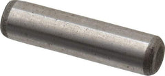 Unbrako - 1/4" Diam x 1" Pin Length Grade 8 Alloy Steel Oversized Dowel Pin - C 60 (Surface) & C 50-58 Hardness, 7,370 Lb Breaking Strength, 1 Beveled & 1 Rounded End - Americas Industrial Supply