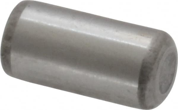 Unbrako - 5/16" Diam x 5/8" Pin Length Grade 8 Alloy Steel Oversized Dowel Pin - C 60 (Surface) & C 50-58 Hardness, 11,500 Lb Breaking Strength, 1 Beveled & 1 Rounded End - Americas Industrial Supply