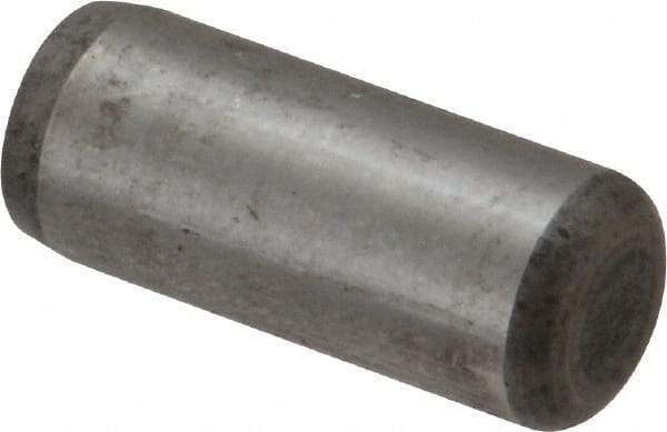 Unbrako - 5/16" Diam x 3/4" Pin Length Grade 8 Alloy Steel Oversized Dowel Pin - C 60 (Surface) & C 50-58 Hardness, 11,500 Lb Breaking Strength, 1 Beveled & 1 Rounded End - Americas Industrial Supply