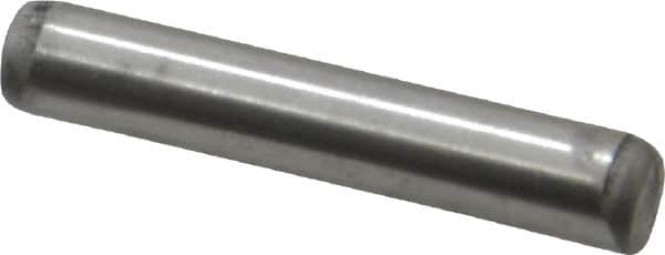 Unbrako - 5/16" Diam x 1-3/4" Pin Length Grade 8 Alloy Steel Oversized Dowel Pin - C 60 (Surface) & C 50-58 Hardness, 11,500 Lb Breaking Strength, 1 Beveled & 1 Rounded End - Americas Industrial Supply