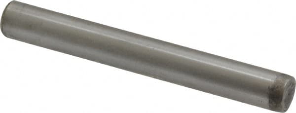 Unbrako - 5/16" Diam x 2-1/2" Pin Length Grade 8 Alloy Steel Oversized Dowel Pin - C 60 (Surface) & C 50-58 Hardness, 11,500 Lb Breaking Strength, 1 Beveled & 1 Rounded End - Americas Industrial Supply