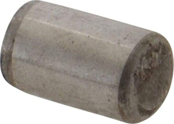 Unbrako - 3/8" Diam x 5/8" Pin Length Grade 8 Alloy Steel Oversized Dowel Pin - C 60 (Surface) & C 50-58 Hardness, 16,580 Lb Breaking Strength, 1 Beveled & 1 Rounded End - Americas Industrial Supply