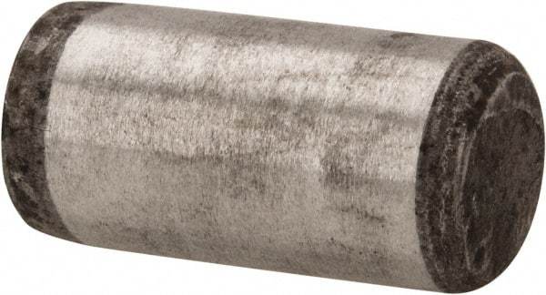 Unbrako - 3/8" Diam x 3/4" Pin Length Grade 8 Alloy Steel Oversized Dowel Pin - C 60 (Surface) & C 50-58 Hardness, 16,580 Lb Breaking Strength, 1 Beveled & 1 Rounded End - Americas Industrial Supply