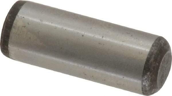 Unbrako - 3/8" Diam x 1" Pin Length Grade 8 Alloy Steel Oversized Dowel Pin - C 60 (Surface) & C 50-58 Hardness, 16,580 Lb Breaking Strength, 1 Beveled & 1 Rounded End - Americas Industrial Supply