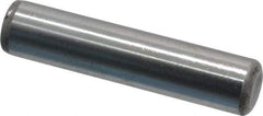 Unbrako - 7/16" Diam x 2" Pin Length Grade 8 Alloy Steel Oversized Dowel Pin - C 60 (Surface) & C 50-58 Hardness, 22,540 Lb Breaking Strength, 1 Beveled & 1 Rounded End - Americas Industrial Supply