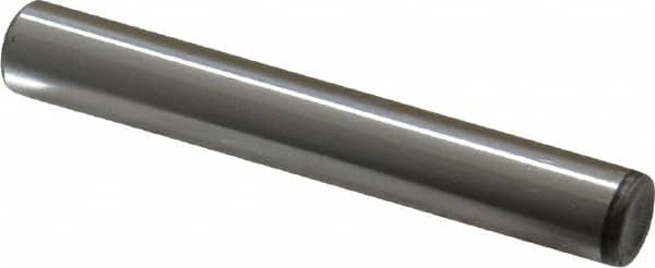 Unbrako - 7/16" Diam x 3" Pin Length Grade 8 Alloy Steel Oversized Dowel Pin - C 60 (Surface) & C 50-58 Hardness, 22,540 Lb Breaking Strength, 1 Beveled & 1 Rounded End - Americas Industrial Supply