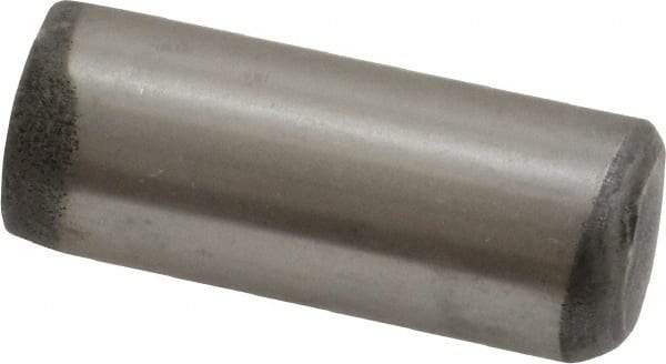 Unbrako - 1/2" Diam x 1-1/4" Pin Length Grade 8 Alloy Steel Oversized Dowel Pin - C 60 (Surface) & C 50-58 Hardness, 29,460 Lb Breaking Strength, 1 Beveled & 1 Rounded End - Americas Industrial Supply