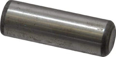 Unbrako - 1/2" Diam x 1-1/2" Pin Length Grade 8 Alloy Steel Oversized Dowel Pin - C 60 (Surface) & C 50-58 Hardness, 29,460 Lb Breaking Strength, 1 Beveled & 1 Rounded End - Americas Industrial Supply