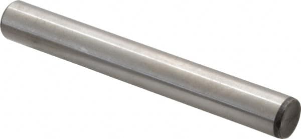 Unbrako - 1/2" Diam x 4" Pin Length Grade 8 Alloy Steel Oversized Dowel Pin - C 60 (Surface) & C 50-58 Hardness, 29,460 Lb Breaking Strength, 1 Beveled & 1 Rounded End - Americas Industrial Supply