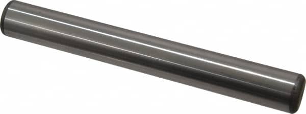 Unbrako - 3/4" Diam x 6" Pin Length Grade 8 Alloy Steel Oversized Dowel Pin - C 60 (Surface) & C 50-58 Hardness, 66,270 Lb Breaking Strength, 1 Beveled & 1 Rounded End - Americas Industrial Supply