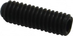 Unbrako - M4, 12mm OAL, Knurled Cup Point Set Screw - Grade 45H Alloy Steel, 2mm Key - Americas Industrial Supply