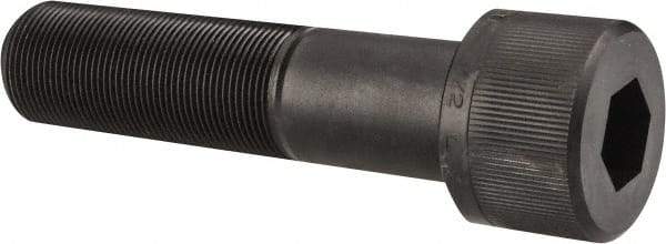Unbrako - 1-1/2 - 12 UNF Hex Socket Drive, Socket Cap Screw - Alloy Steel, Black Oxide Finish, 6" Length Under Head - Americas Industrial Supply