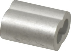 Value Collection - 5/32" Oval Compression Sleeve - Aluminum - Americas Industrial Supply