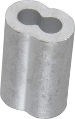 Value Collection - 3/16" Oval Compression Sleeve - Aluminum - Americas Industrial Supply