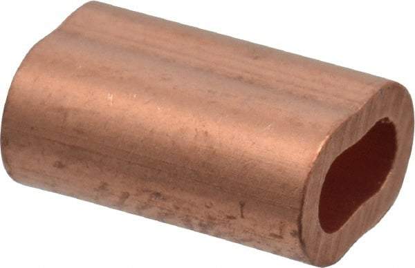 Value Collection - 1/16" Oval Compression Sleeve - Copper - Americas Industrial Supply