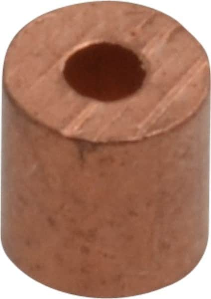 Value Collection - 1/16" Round Stop Compression Sleeve - Copper - Americas Industrial Supply