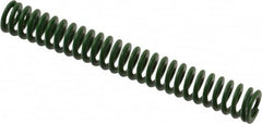 Associated Spring Raymond - 10mm Hole Diam, 5mm Rod Diam, 3" Free Length, Green Die Spring - 99.8 N Max Deflection, 31.2mm Max Deflection, Light Duty, Chromium Alloy Steel - Americas Industrial Supply