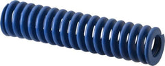 Associated Spring Raymond - 32mm Hole Diam, 16mm Rod Diam, 5-1/2" Free Length, Blue Die Spring - 2199.6001 N Max Deflection, 52mm Max Deflection, Medium Duty, Chromium Alloy Steel - Americas Industrial Supply