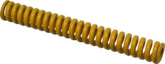 Associated Spring Raymond - 20mm Hole Diam, 10mm Rod Diam, 152mm Free Length, Yellow Die Spring - 1482 N Max Deflection, 38mm Max Deflection, Extra Strong, Chromium Alloy Steel - Americas Industrial Supply