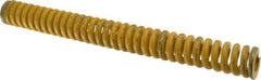 Associated Spring Raymond - 32mm Hole Diam, 16mm Rod Diam, 12" Free Length, Yellow Die Spring - 3724 N Max Deflection, 76mm Max Deflection, Extra Strong, Chromium Alloy Steel - Americas Industrial Supply