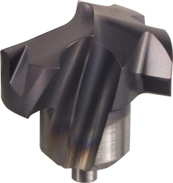 Kennametal - Series KenTIP, 10mm Diam Grade KC7410 140° Replaceable Drill Tip - Carbide, AlCr Finish, J Seat Size - Americas Industrial Supply