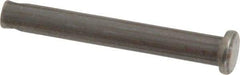 Made in USA - 1/4" Pin Diam, 1-7/8" OAL, Standard Clevis Pin - 3/32" Hole, 1-25/32" Usable Length, Uncoated Steel - Americas Industrial Supply