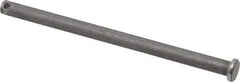 Made in USA - 1/4" Pin Diam, 4" OAL, Standard Clevis Pin - 3/32" Hole, 3-29/32" Usable Length, Uncoated Steel - Americas Industrial Supply