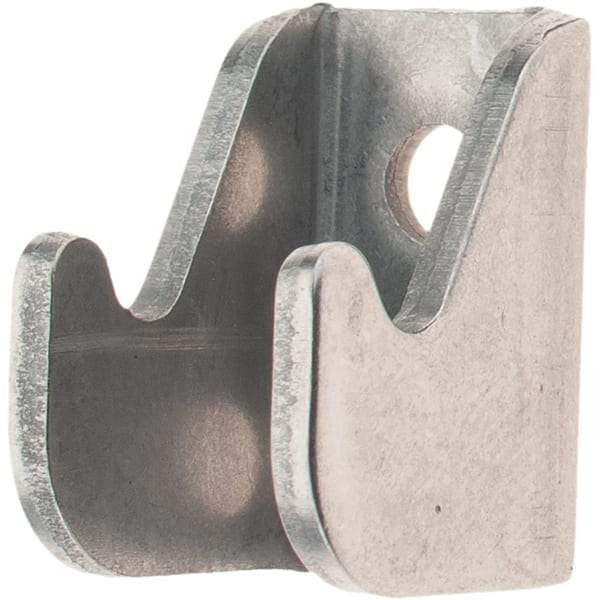De-Sta-Co - 360 Lb Capacity, 0.17" Mounting Hole, Stainless Steel Clamp Latch Plate & Hook Assembly - 0.79" Base Length x 0.52" Base Width - Americas Industrial Supply