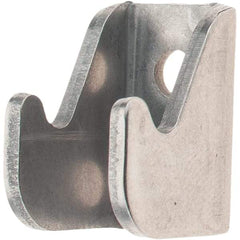 De-Sta-Co - 360 Lb Capacity, 0.17" Mounting Hole, Stainless Steel Clamp Latch Plate & Hook Assembly - 0.79" Base Length x 0.52" Base Width - Americas Industrial Supply