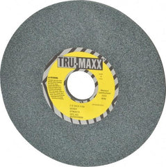 Tru-Maxx - 7" Diam x 1-1/4" Hole x 1/4" Thick, I Hardness, 60 Grit Surface Grinding Wheel - Silicon Carbide, Type 1, Medium Grade, 3,600 Max RPM, Vitrified Bond, No Recess - Americas Industrial Supply
