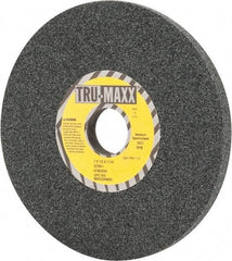 Tru-Maxx - 7" Diam x 1-1/4" Hole x 1/2" Thick, I Hardness, 60 Grit Surface Grinding Wheel - Silicon Carbide, Type 1, Medium Grade, 3,600 Max RPM, Vitrified Bond, No Recess - Americas Industrial Supply