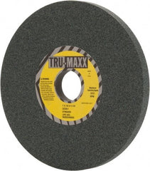 Tru-Maxx - 7" Diam x 1-1/4" Hole x 1/2" Thick, I Hardness, 80 Grit Surface Grinding Wheel - Silicon Carbide, Type 1, Medium Grade, 3,600 Max RPM, Vitrified Bond, No Recess - Americas Industrial Supply