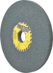 Tru-Maxx - 8" Diam x 1-1/4" Hole x 1/2" Thick, I Hardness, 60 Grit Surface Grinding Wheel - Silicon Carbide, Type 1, Medium Grade, 3,600 Max RPM, Vitrified Bond, No Recess - Americas Industrial Supply