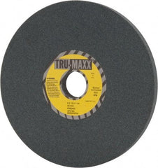 Tru-Maxx - 8" Diam x 1-1/4" Hole x 1/2" Thick, I Hardness, 100 Grit Surface Grinding Wheel - Silicon Carbide, Type 1, Fine Grade, 3,600 Max RPM, Vitrified Bond, No Recess - Americas Industrial Supply