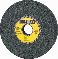 Tru-Maxx - 7" Diam x 1-1/4" Hole x 3/4" Thick, I Hardness, 60 Grit Surface Grinding Wheel - Silicon Carbide, Type 5, Medium Grade, 3,600 Max RPM, Vitrified Bond, One-Side Recess - Americas Industrial Supply