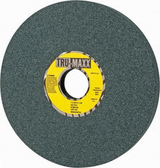 Tru-Maxx - 7" Diam x 1-1/4" Hole x 3/4" Thick, I Hardness, 100 Grit Surface Grinding Wheel - Silicon Carbide, Type 5, Fine Grade, 3,600 Max RPM, Vitrified Bond, One-Side Recess - Americas Industrial Supply