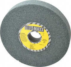 Tru-Maxx - 7" Diam x 1-1/4" Hole x 1" Thick, I Hardness, 60 Grit Surface Grinding Wheel - Silicon Carbide, Type 5, Medium Grade, 3,600 Max RPM, Vitrified Bond, One-Side Recess - Americas Industrial Supply