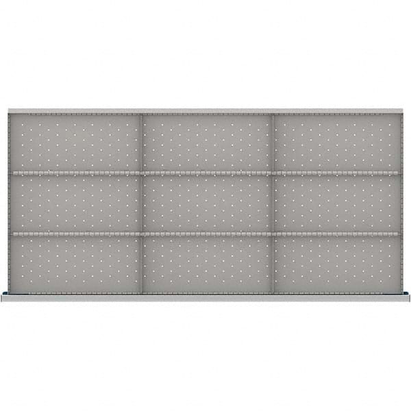 LISTA - 9-Compartment Drawer Divider Layout for 3.15" High Drawers - Americas Industrial Supply