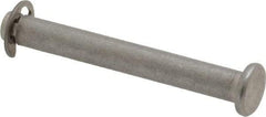 Bee Leitzke - 3/16" Pin Diam, 1-1/2" OAL, Grooved Clevis Pin - 3/32" Hole, 1-13/32" Usable Length, Uncoated Stainless Steel - Americas Industrial Supply