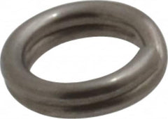 Made in USA - 0.174" ID, 0.254" OD, 0.062" Thick, Split Ring - 18-8 Stainless Steel, Natural Finish - Americas Industrial Supply